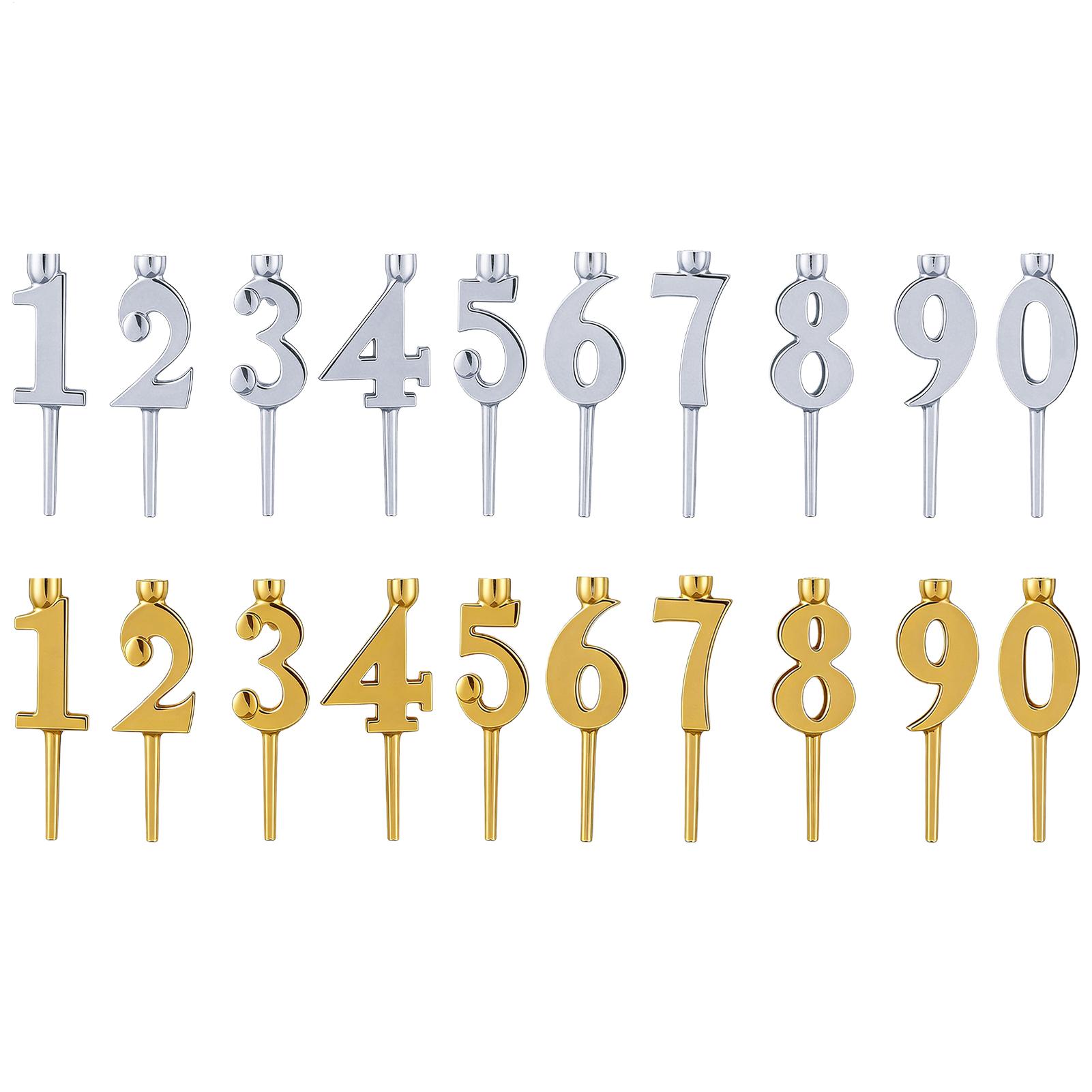 Supplies Of Candle - Number Birthday Candle Holders for Cake