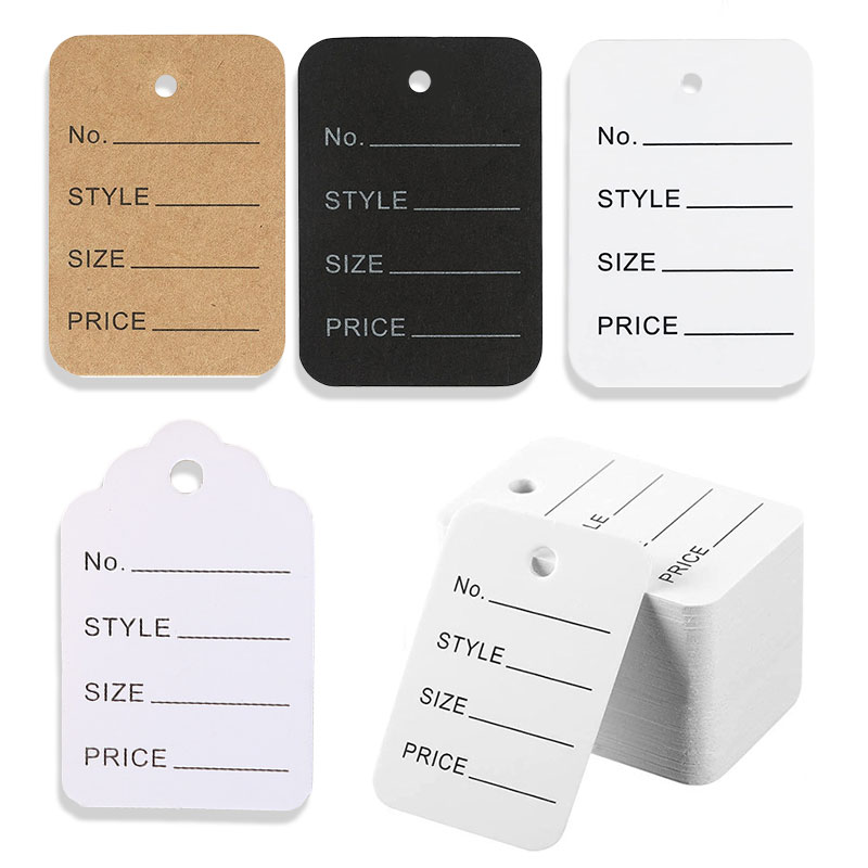 Kraft Hang Tag - 100 Cái/lốc 3.5X5Cm Giá Các Thẻ
