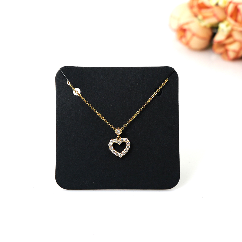Kraft Hang Tag - Bộ 50 5X5Cm Trống Kraft Vòng