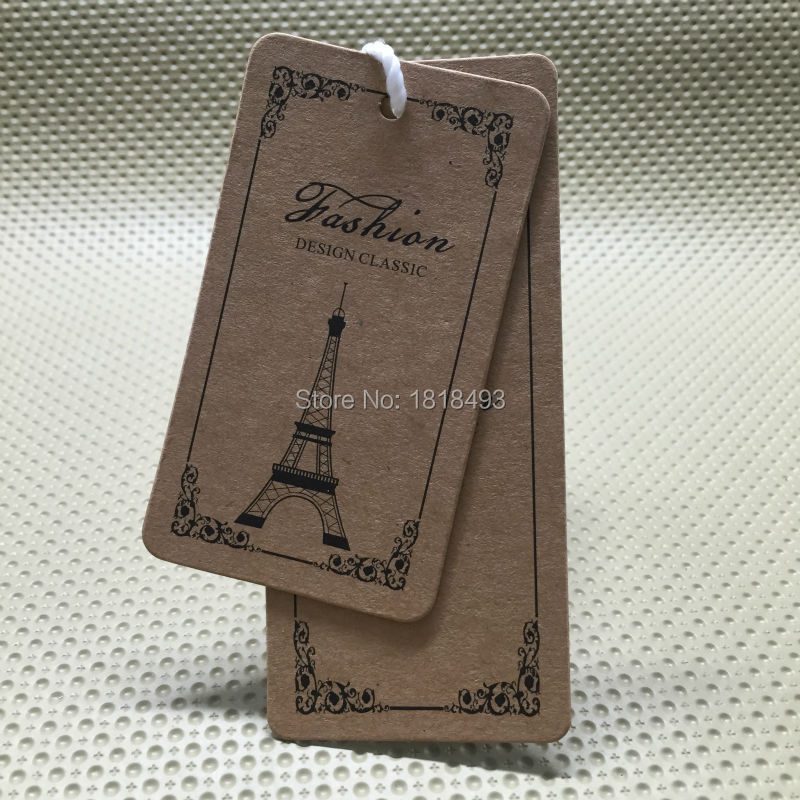 customize clothing kraft paper - đánh giá và giá Kraft Hang Tag