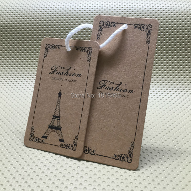 customize clothing kraft paper - đánh giá và giá Kraft Hang Tag