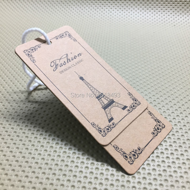 customize clothing kraft paper - đánh giá và giá Kraft Hang Tag