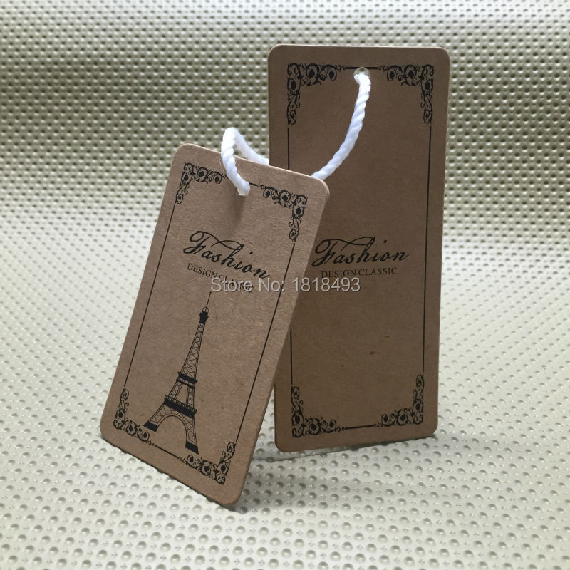 customize clothing kraft paper - đánh giá và giá Kraft Hang Tag