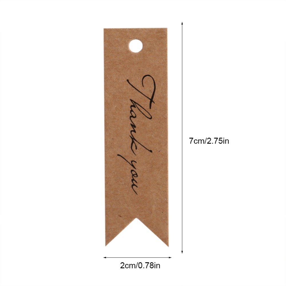 100PCS Kraft Paper Thank You G - đánh giá và giá Kraft Hang Tag