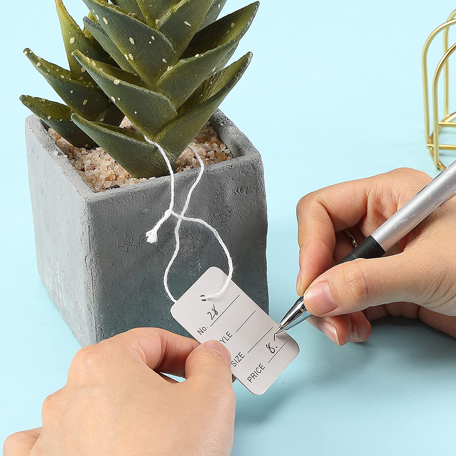 100 Cái/lốc 3.5X5Cm Giá Các Th - đánh giá và giá Kraft Hang Tag
