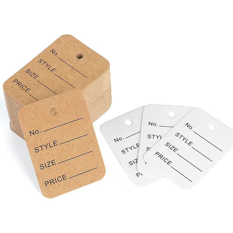 100 Cái/lốc 3.5X5Cm Giá Các Th - đánh giá và giá Kraft Hang Tag