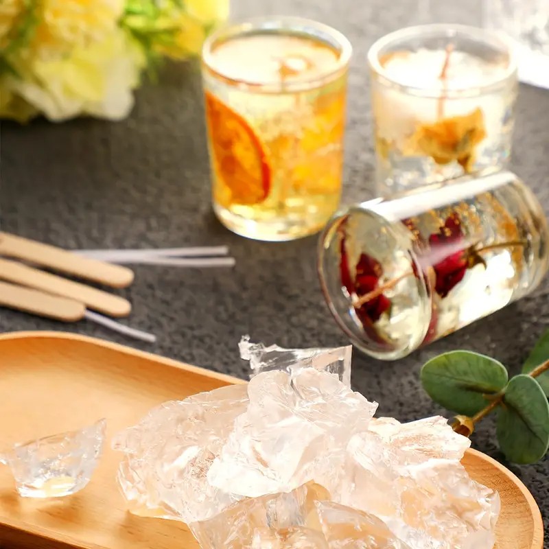 Transparent Crystal Wax, Jelly - đánh giá và giá Candle Supplies To Make Candles