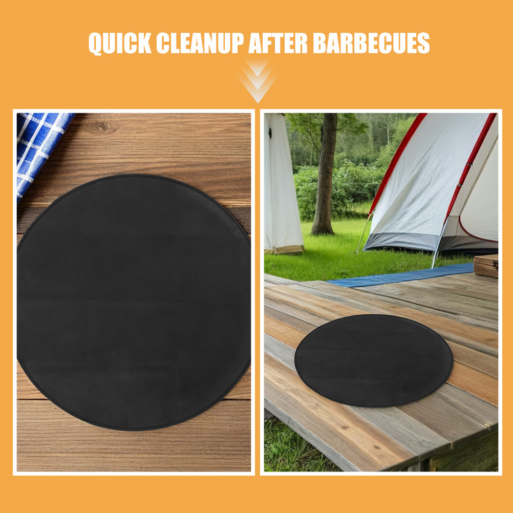 Fireproof Round Bbq Mat 24 Inc - đánh giá và giá Heat Resistant Mat