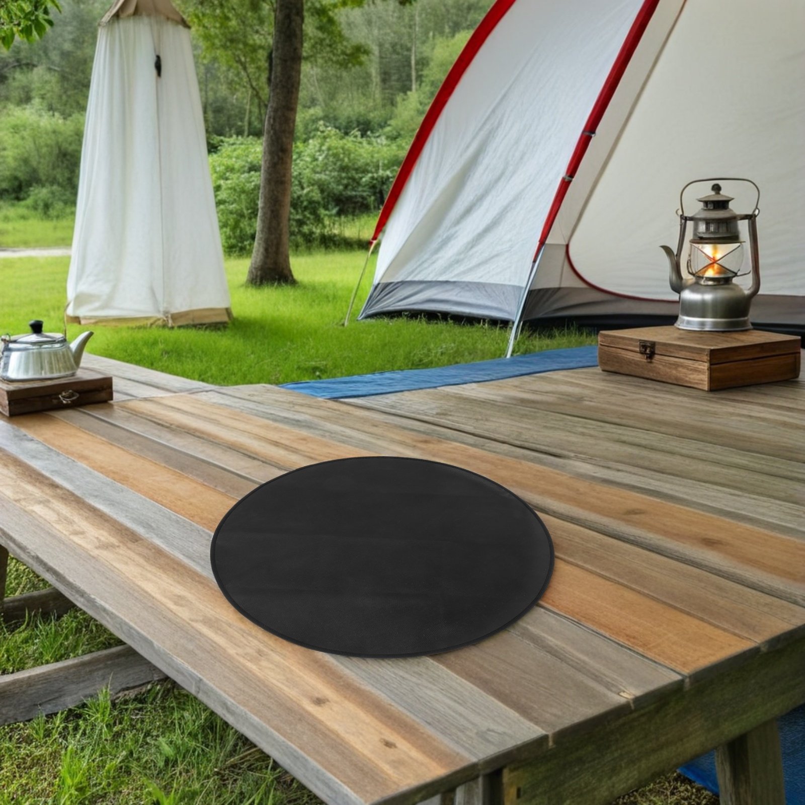 Fireproof Round Bbq Mat 24 Inc - đánh giá và giá Heat Resistant Mat