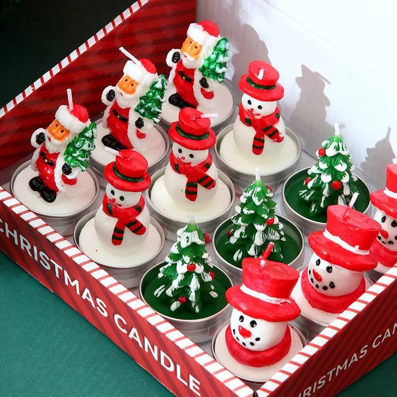 12PCS Candles Christmas Decora - đánh giá và giá Candle Oil Supplies