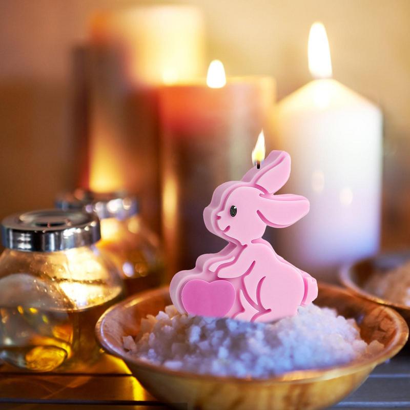 Rabbit Silicone Mold Bunny Sha - đánh giá và giá Candle Supplies To Make Candles