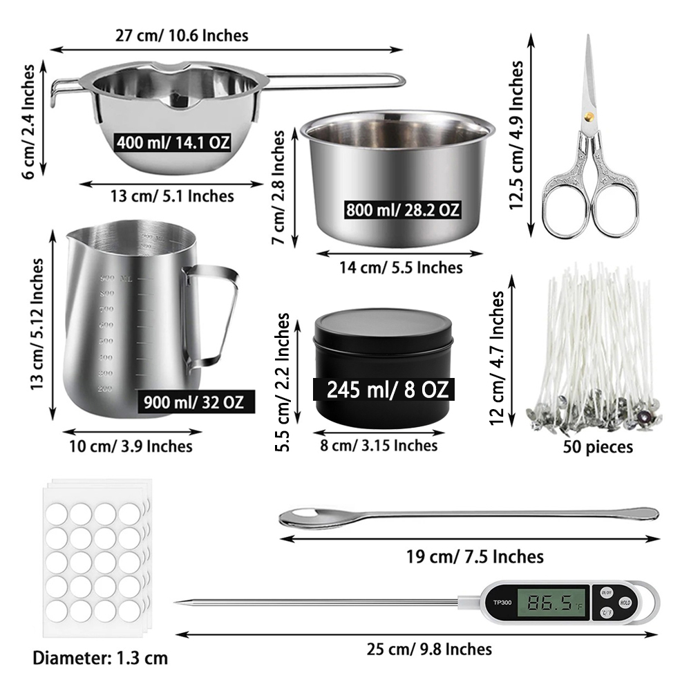 Glintmos DIY Candle Making Kit - đánh giá và giá Candle Supplies To Make Candles