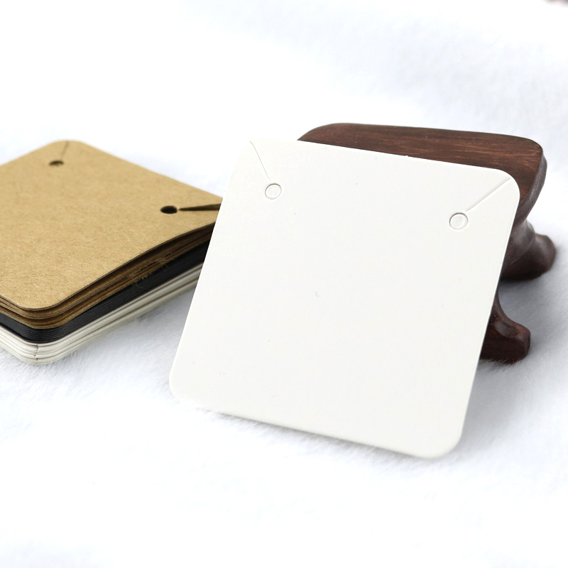 Bộ 50 5X5Cm Trống Kraft Vòng C - đánh giá và giá Kraft Hang Tag