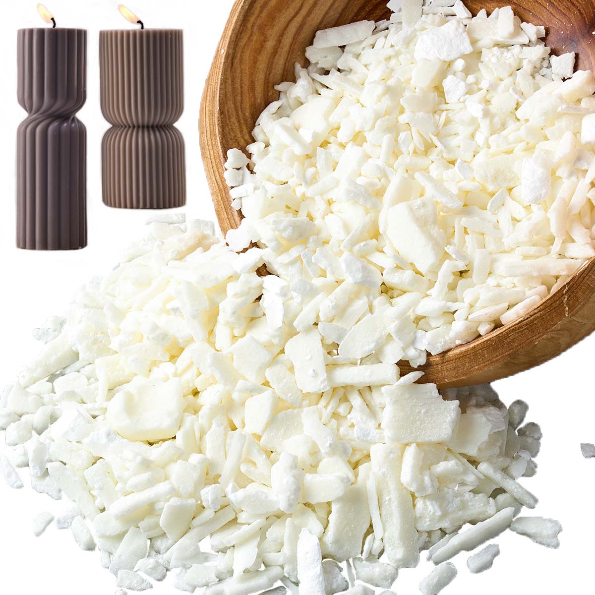 1 Pounds Pure White Soy Wax Fo - đánh giá và giá Candle Supplies To Make Candles