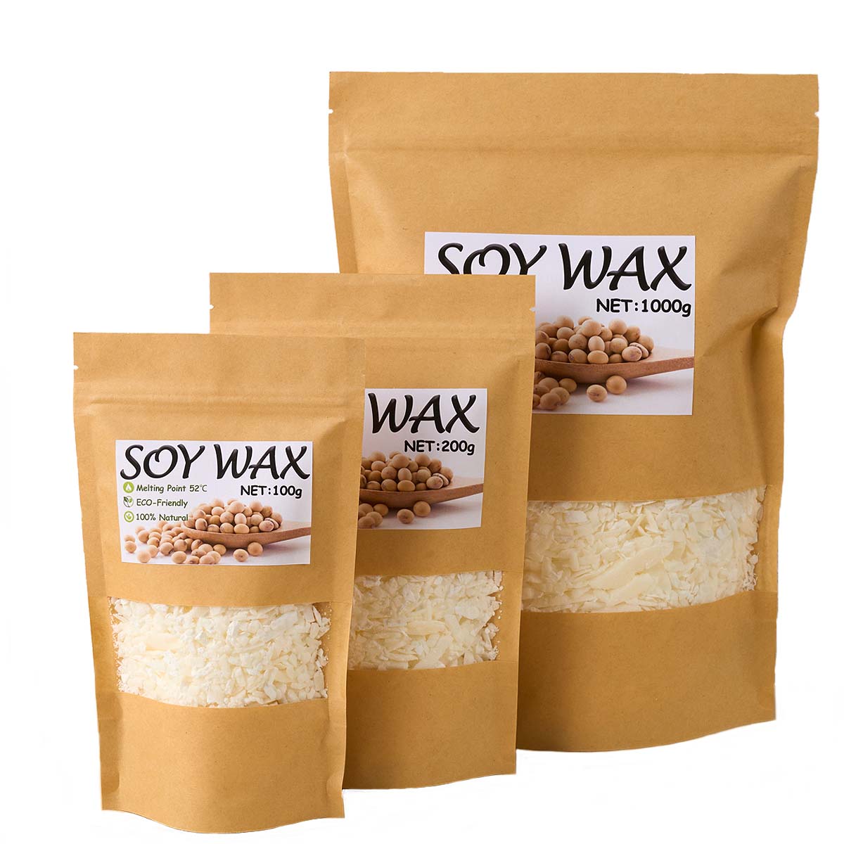 1 Pounds Pure White Soy Wax Fo - đánh giá và giá Candle Supplies To Make Candles