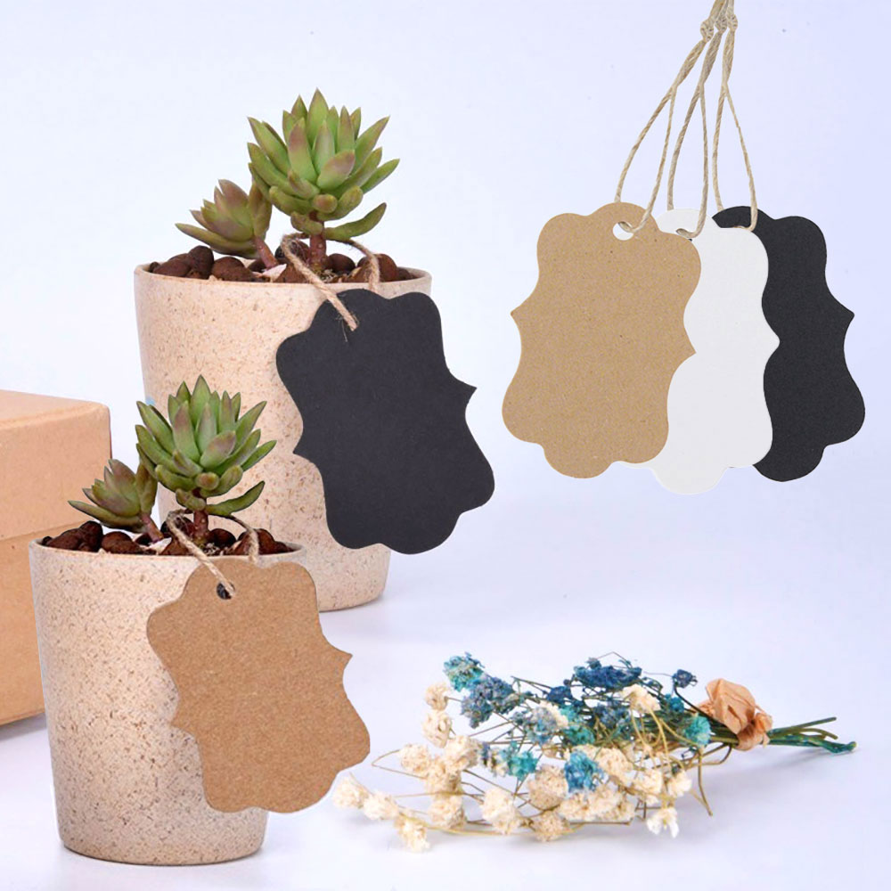 For Fun 100PCS Kraft Paper Tag - đánh giá và giá Kraft Hang Tag