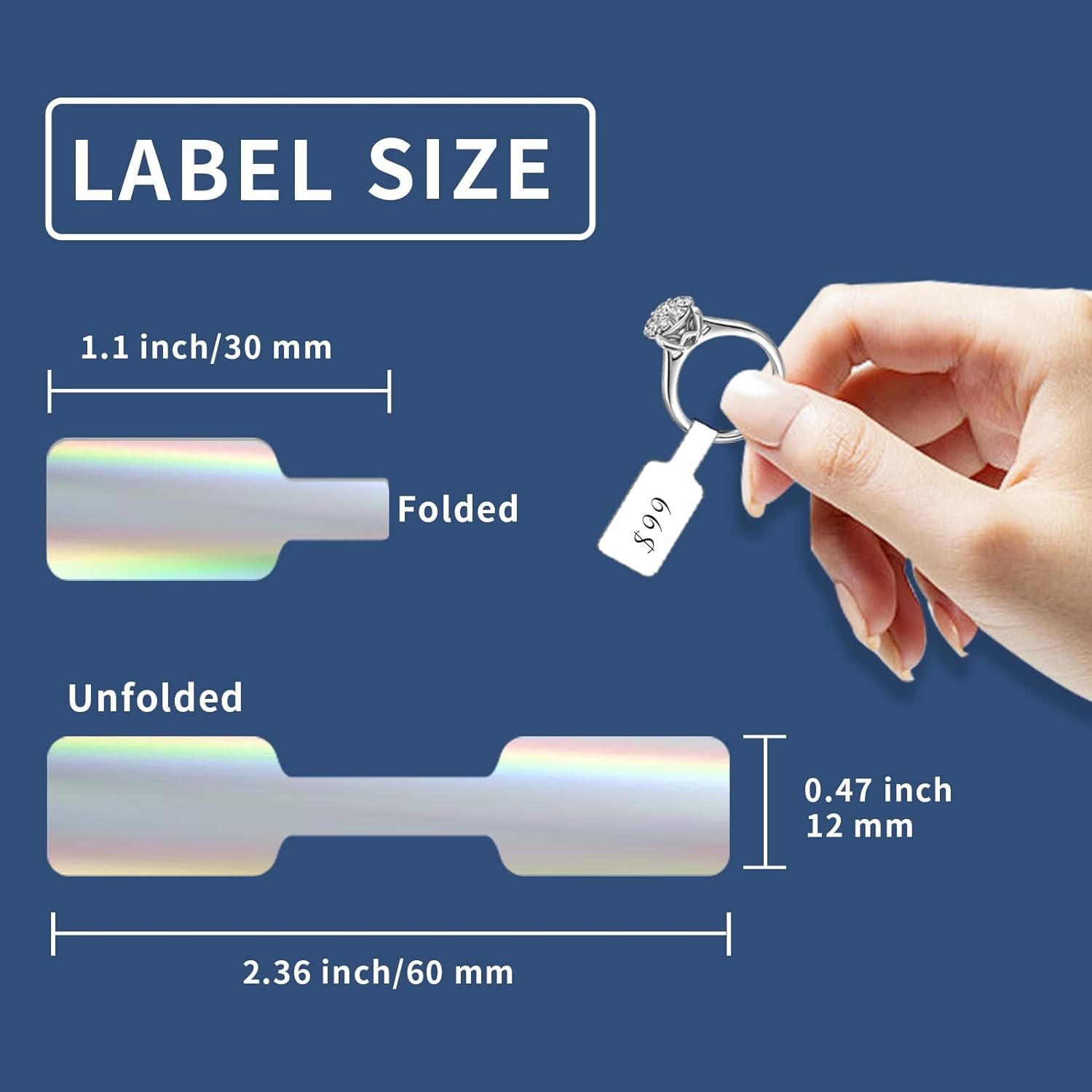 500pcs/roll Blank Paper Price  - đánh giá và giá Kraft Hang Tag