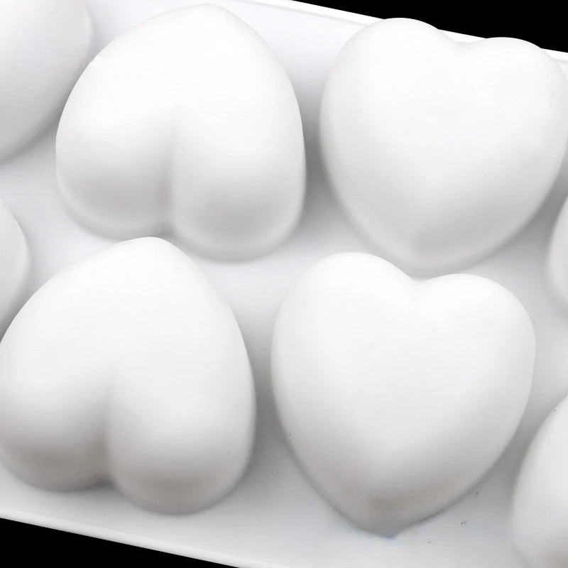 Love Heart Silicone Soap Mold  - đánh giá và giá Candle Making Supplies Online