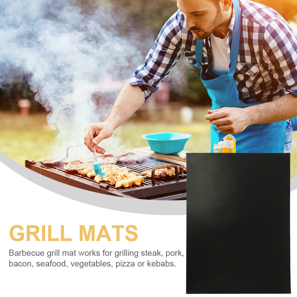 3Pcs Grill Mat Non-Stick Food  - đánh giá và giá Heat Resistant Mat