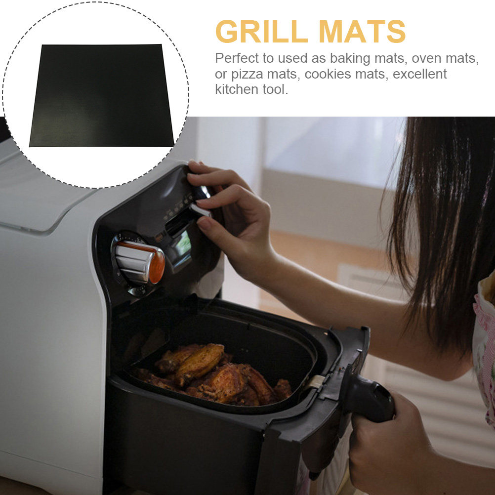 3Pcs Grill Mat Non-Stick Food  - đánh giá và giá Heat Resistant Mat