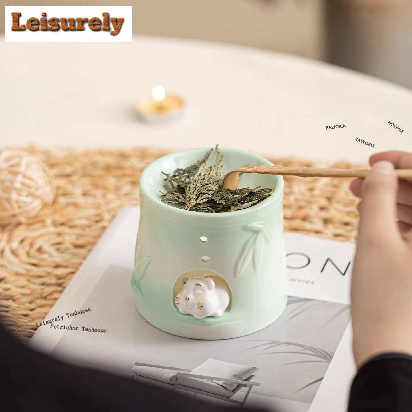 Bamboo Rat Incense Holder Zen  - đánh giá và giá Zen Candle Supplies