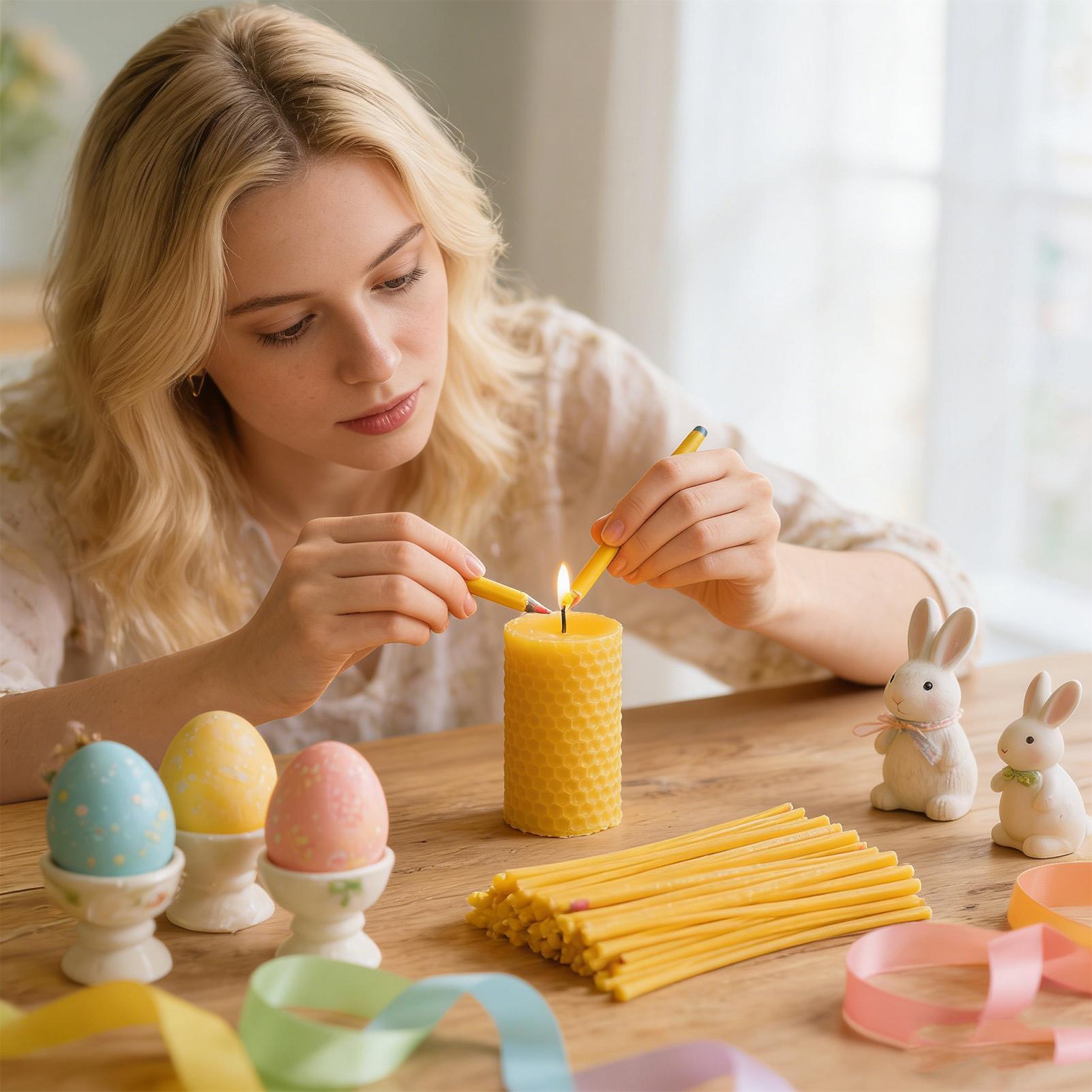 Egg Decorating Beeswax Sticks  - đánh giá và giá Candle Supplies To Make Candles