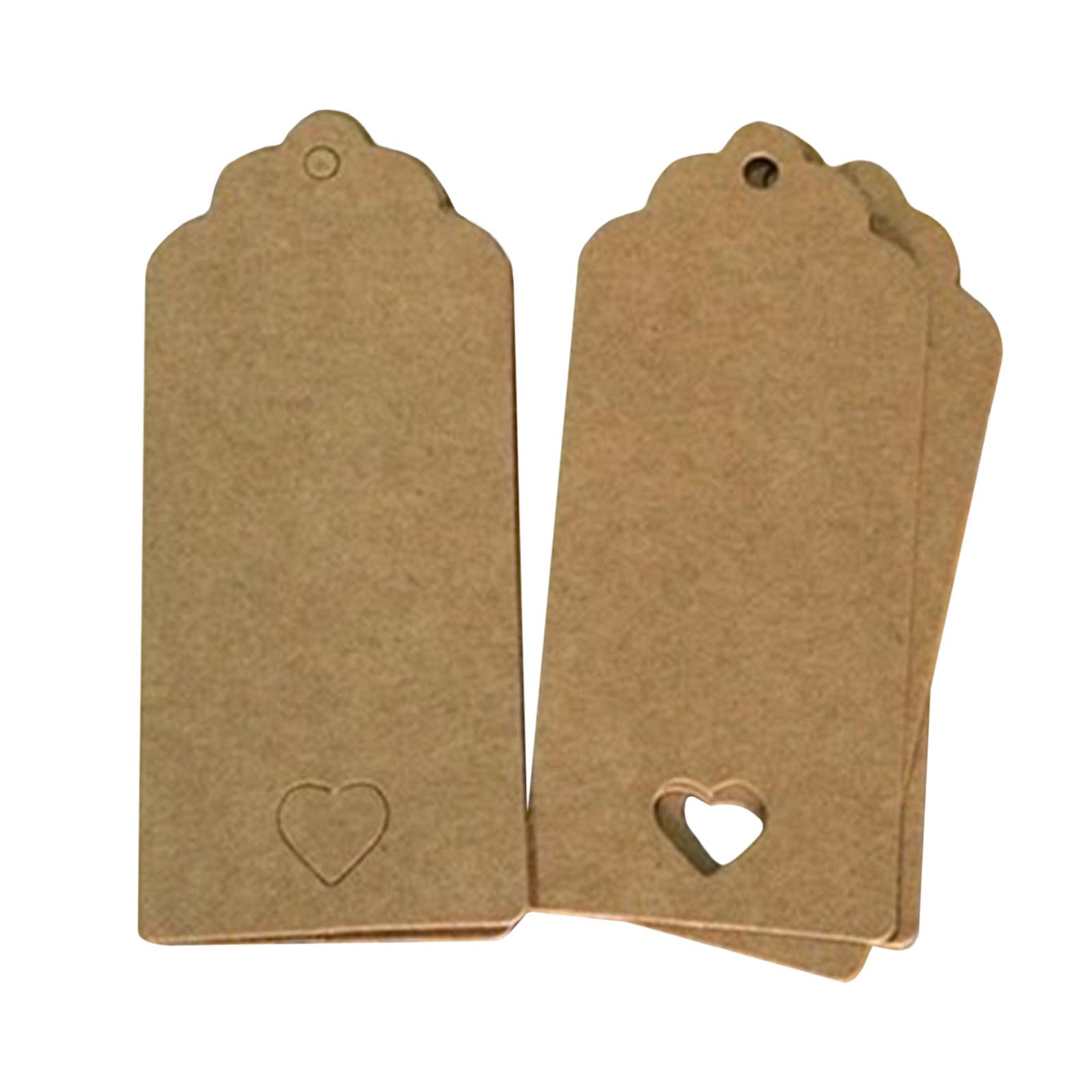 100Pcs Rectangle Kraft Paper T - đánh giá và giá Kraft Hang Tag