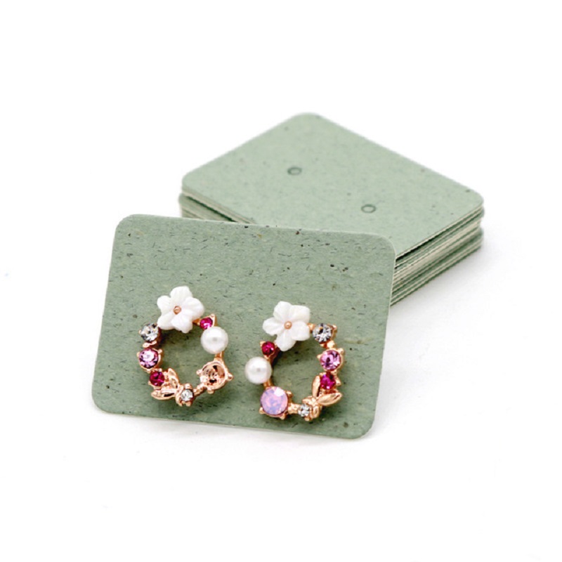 3.5*2.5cm 100Pcs/lot Kraft Pap - đánh giá và giá Kraft Hang Tag