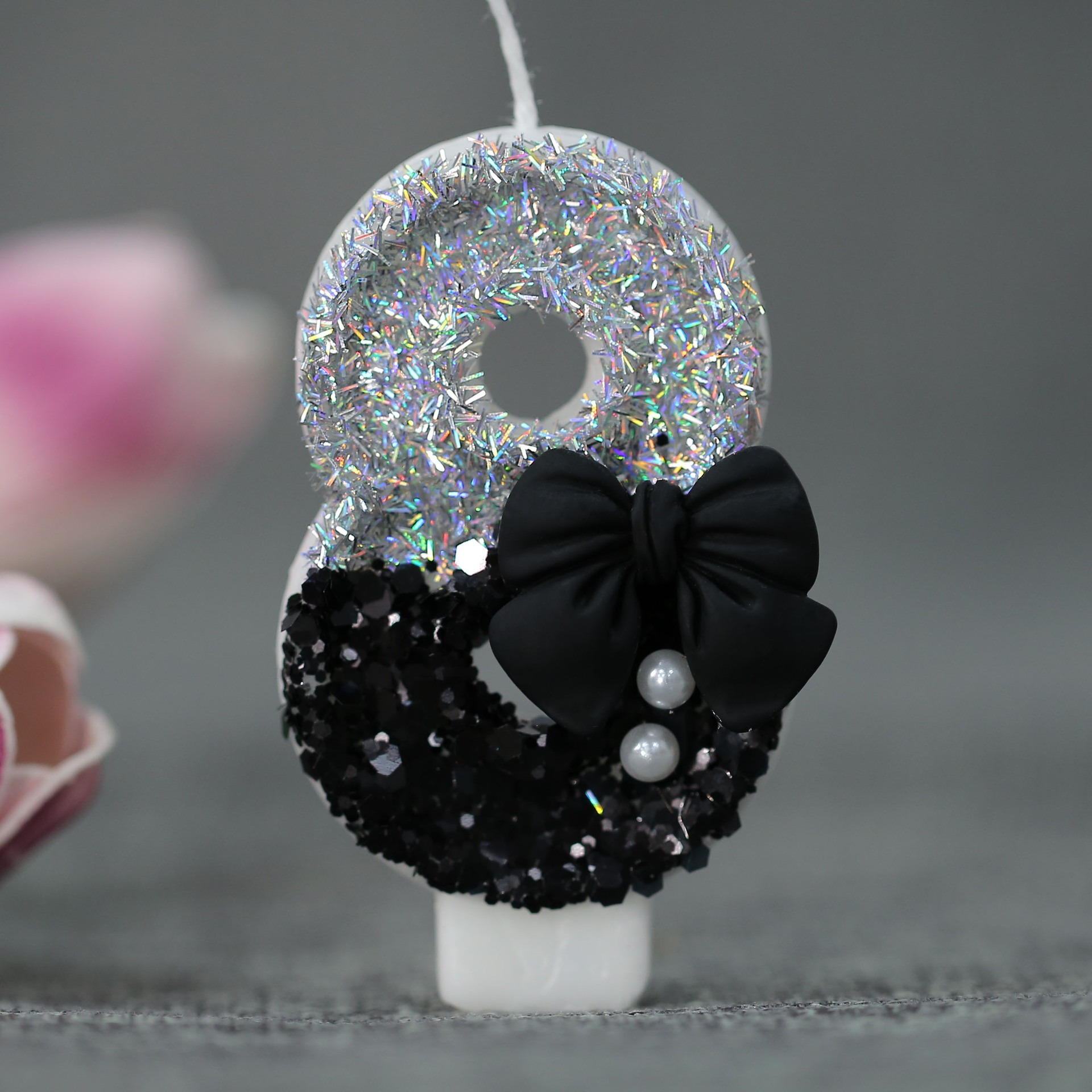 Midnight Bow & Pearl 0-9 Numbe - đánh giá và giá Supplies Of Candle