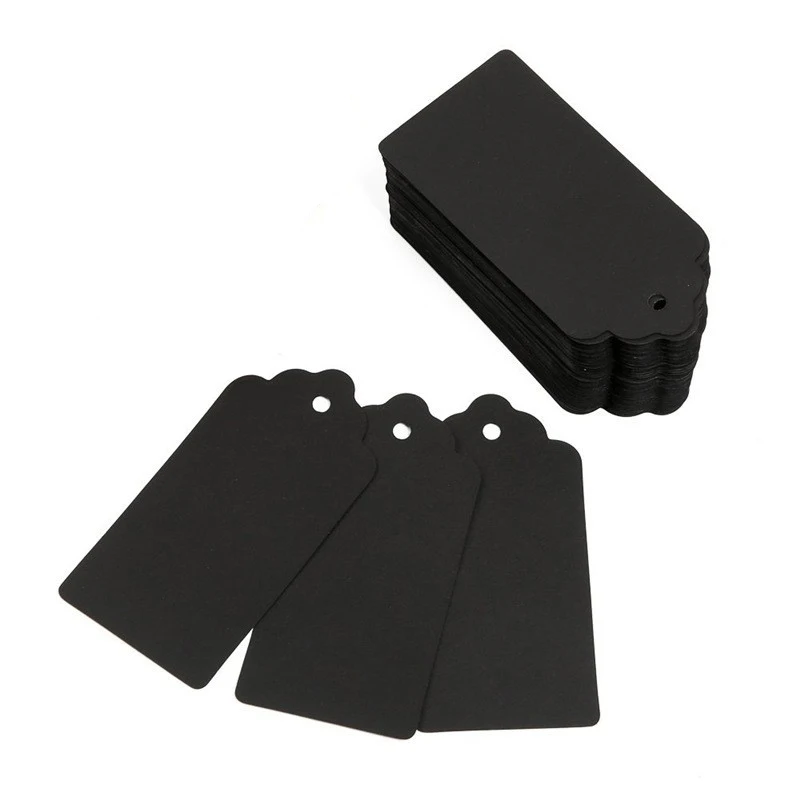 100Pcs Multi-sizes Kraft Paper - đánh giá và giá Kraft Hang Tag