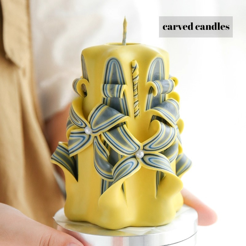 1KG Carved Scented Candle Raw  - đánh giá và giá Candle Supplies To Make Candles