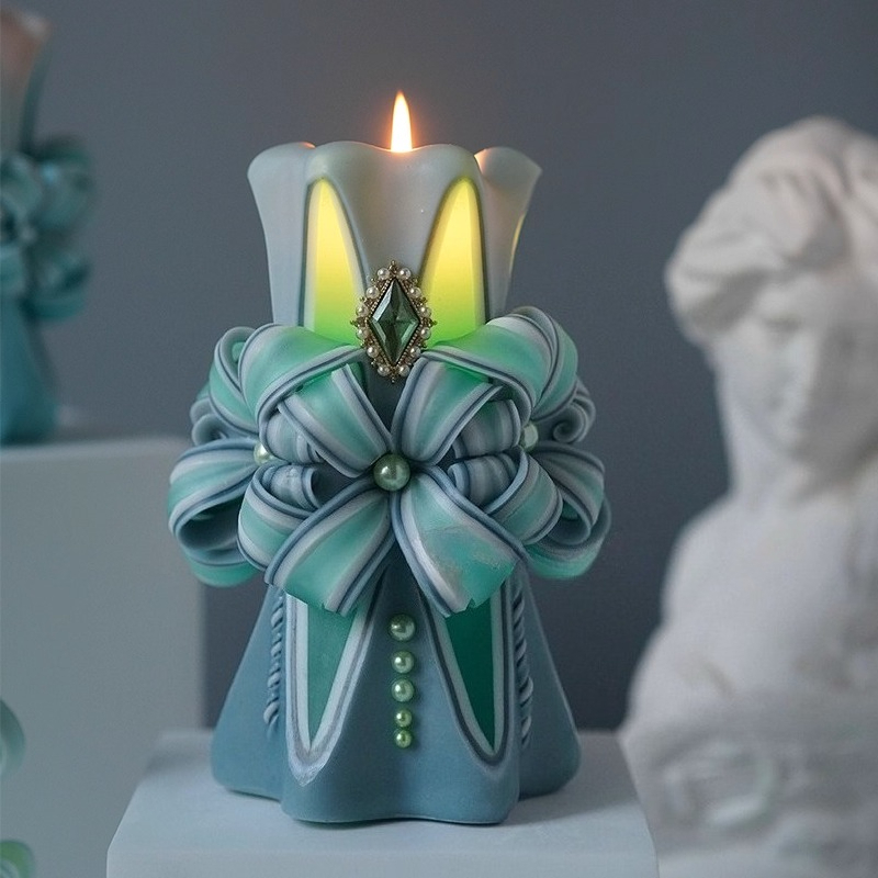 1KG Carved Scented Candle Raw  - đánh giá và giá Candle Supplies To Make Candles